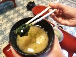 A traditional Buddhist breakfast in a 1000 year-old Buddhist temple, Shukubo Koya-san Eko-in monastery. A traditional Buddhist breakfast in a 1000 year-old Buddhist temple, Shukubo Koya-san Eko-in monastery.