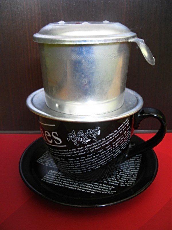 Vietnamese Coffee made at home. Vietnamese Coffee made at home.