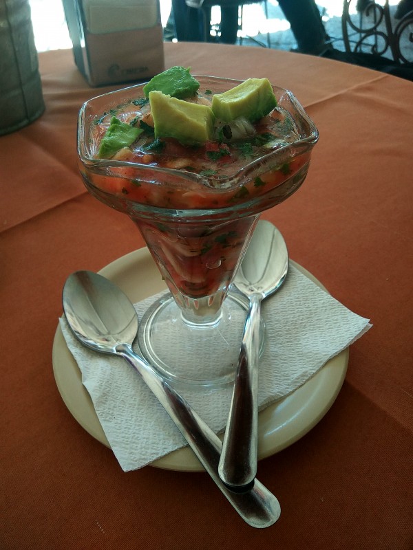 Mexican seafood cocktail. Mexican seafood cocktail.