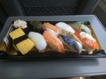 A set of nigiri. A set of nigiri.