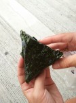 How to make an onigiri - wrapping directions. How to make an onigiri - wrapping directions.