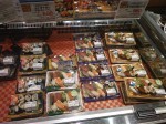 Selection of sushi sets in a Japanese supermarket. Selection of sushi sets in a Japanese supermarket.