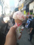 Nieves - watermelon and pineapple ice creams. Nieves - watermelon and pineapple ice creams.
