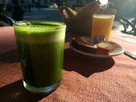 Jugo Verde and Jugo de Naranja for a Mexican breakfast. Jugo Verde and Jugo de Naranja for a Mexican breakfast.