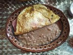 Omelet with ham and cheese - Mazatlán. Omelet with ham and cheese - Mazatlán.