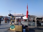 Istanbul, street food stalls close to the pier Istanbul, street food stalls close to the pier