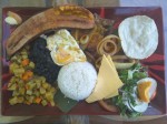 Fried Pork with onion and egg Casado