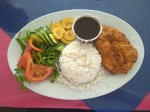 Paniered, fried chicken Casado
