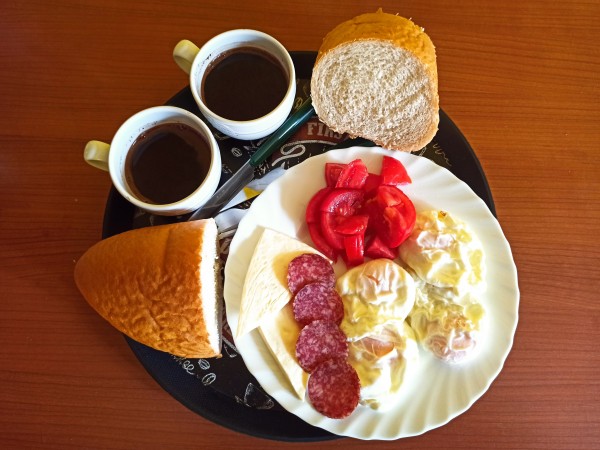 Traditional Montenegrin breakfast Traditional Montenegrin breakfast