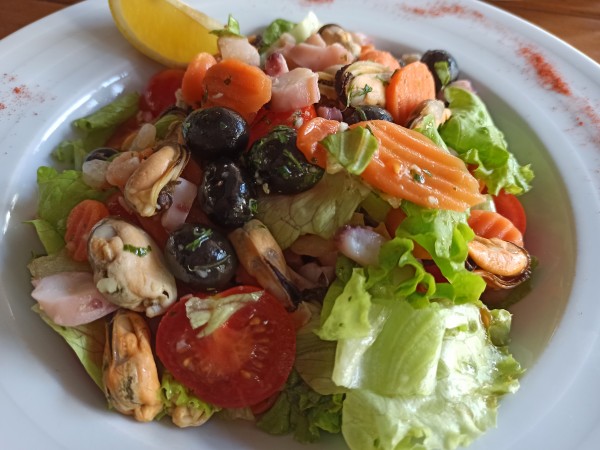 Rich in proteins Montenegrin seafood salad Rich in proteins Montenegrin seafood salad