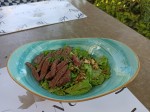 Keto Beef steak salad with nuts and tomatoes Keto Beef steak salad with nuts and tomatoes
