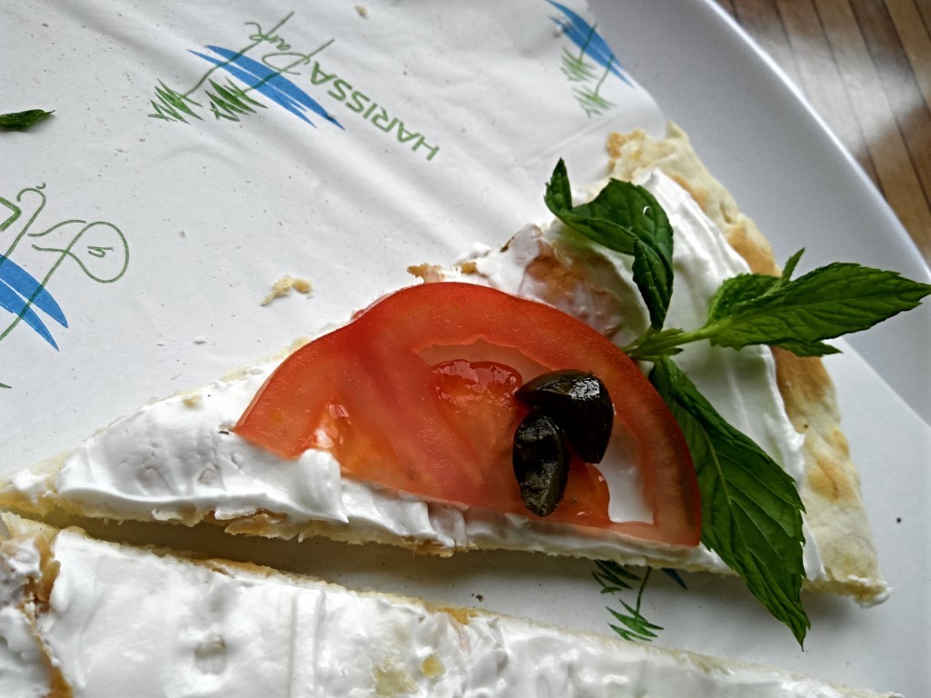 Colorful manouche in a restaurant in Harissa near Beirut. Colorful manouche in a restaurant in Harissa near Beirut.