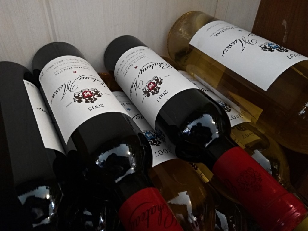 Château Musar Red 2005 and Château Musar White 2007. Château Musar Red 2005 and Château Musar White 2007.
