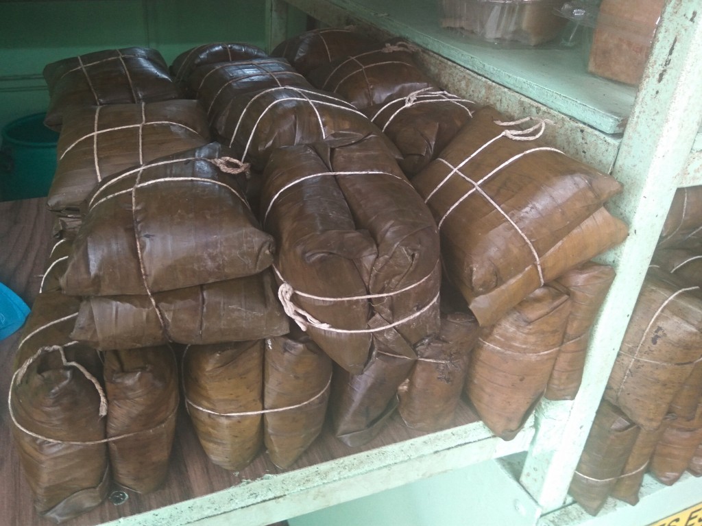 Tamales in banana leaves - Costa Rica Tamales in banana leaves - Costa Rica