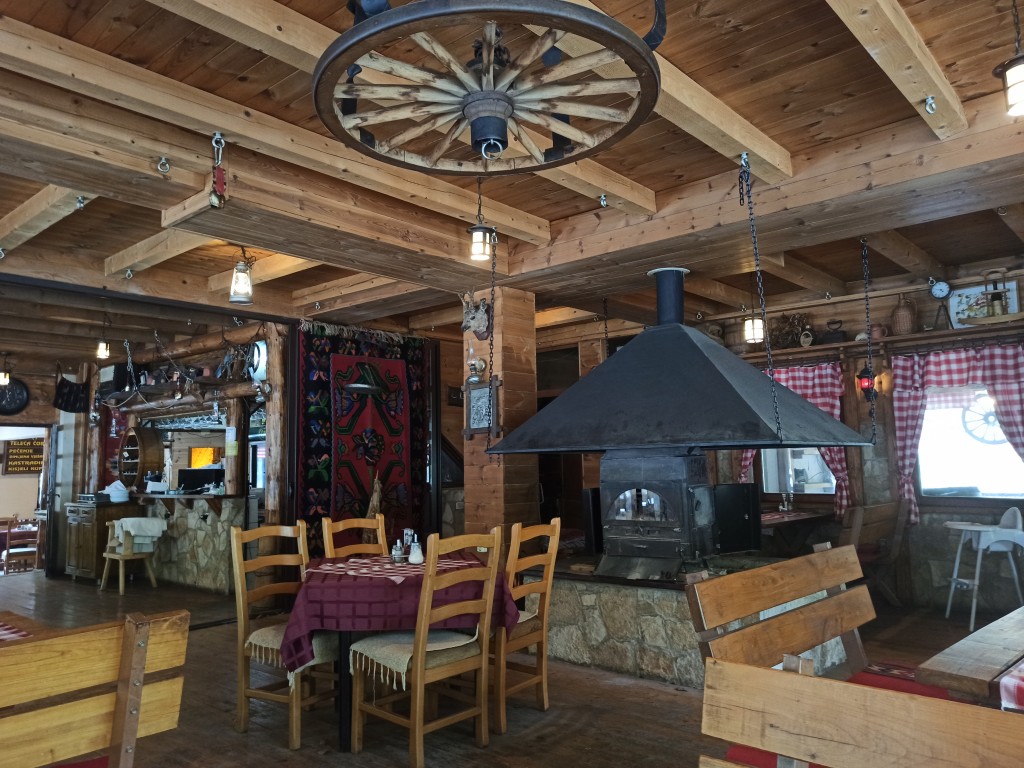 A traditional local restaurant in Montenegro A traditional local restaurant in Montenegro