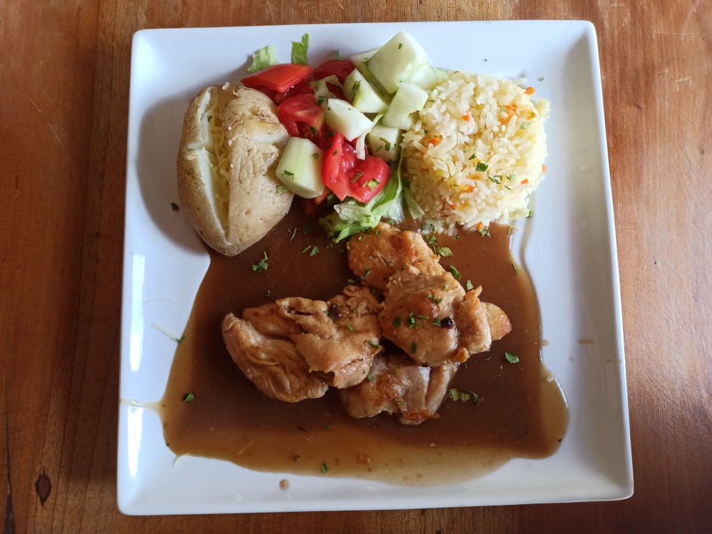 Chicken in a BBQ sauce Chicken in a BBQ sauce