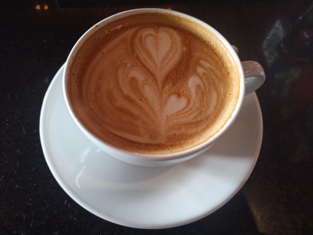 Home-brewed cappuccino, Saúl Bistro, Guatemala Home-brewed cappuccino, Saúl Bistro, Guatemala