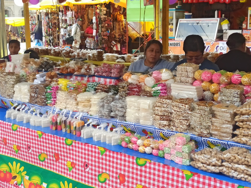 Easter in guatemala - Panajachel - Semana santa celebrations - street food sweet stalls Easter in guatemala - Panajachel - Semana santa celebrations - street food sweet stalls