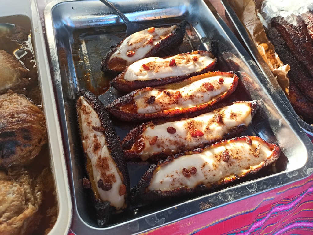 Easter in guatemala - Ciudad de Guatemala - Semana santa celebrations - deep-fried platans Easter in guatemala - Ciudad de Guatemala - Semana santa celebrations - deep-fried platans